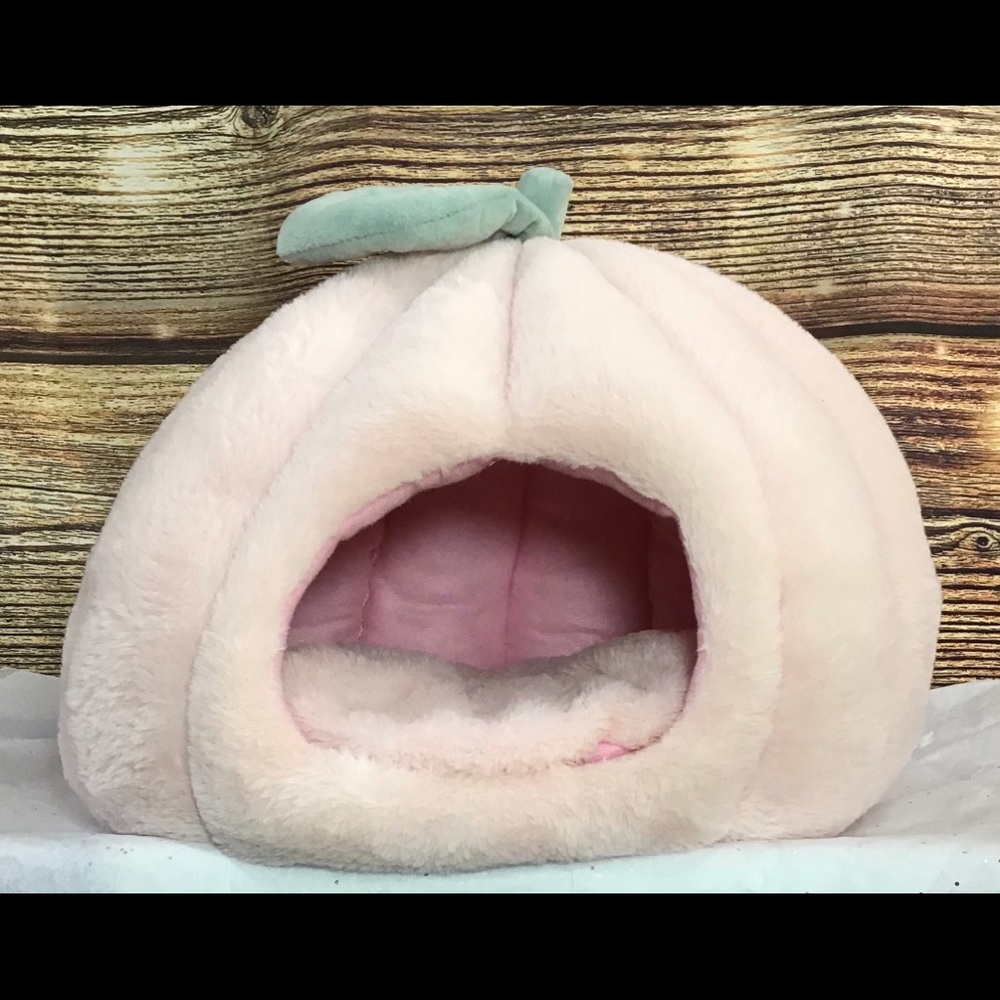 Chihuahua Cave Pink Pumpkin Furry Warm Cozy Cute!